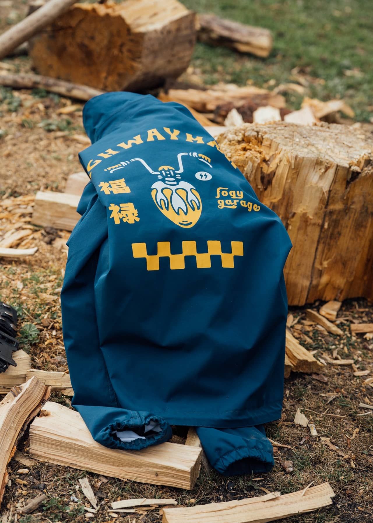 Coach Jacket - Blue - Image 3