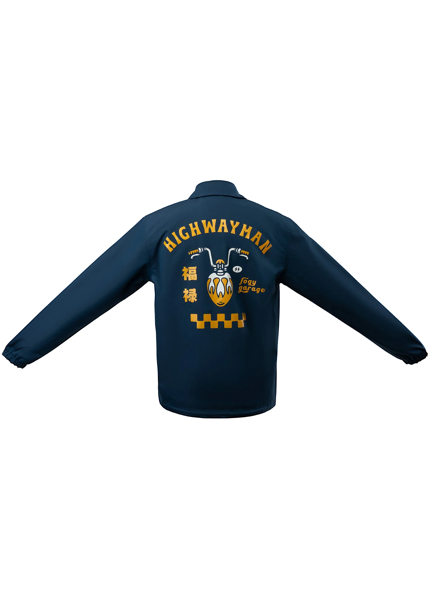 Coach Jacket - Blue - Image 7