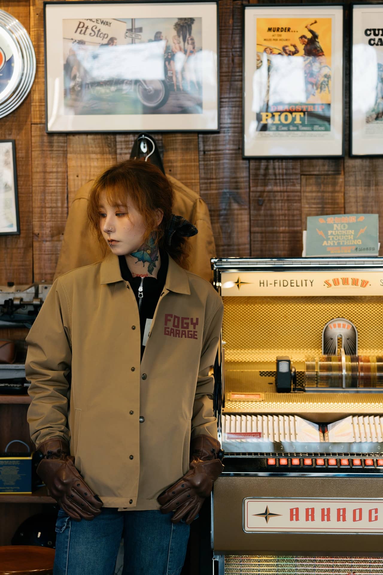 Coach Jacket - Khaki - Image 4