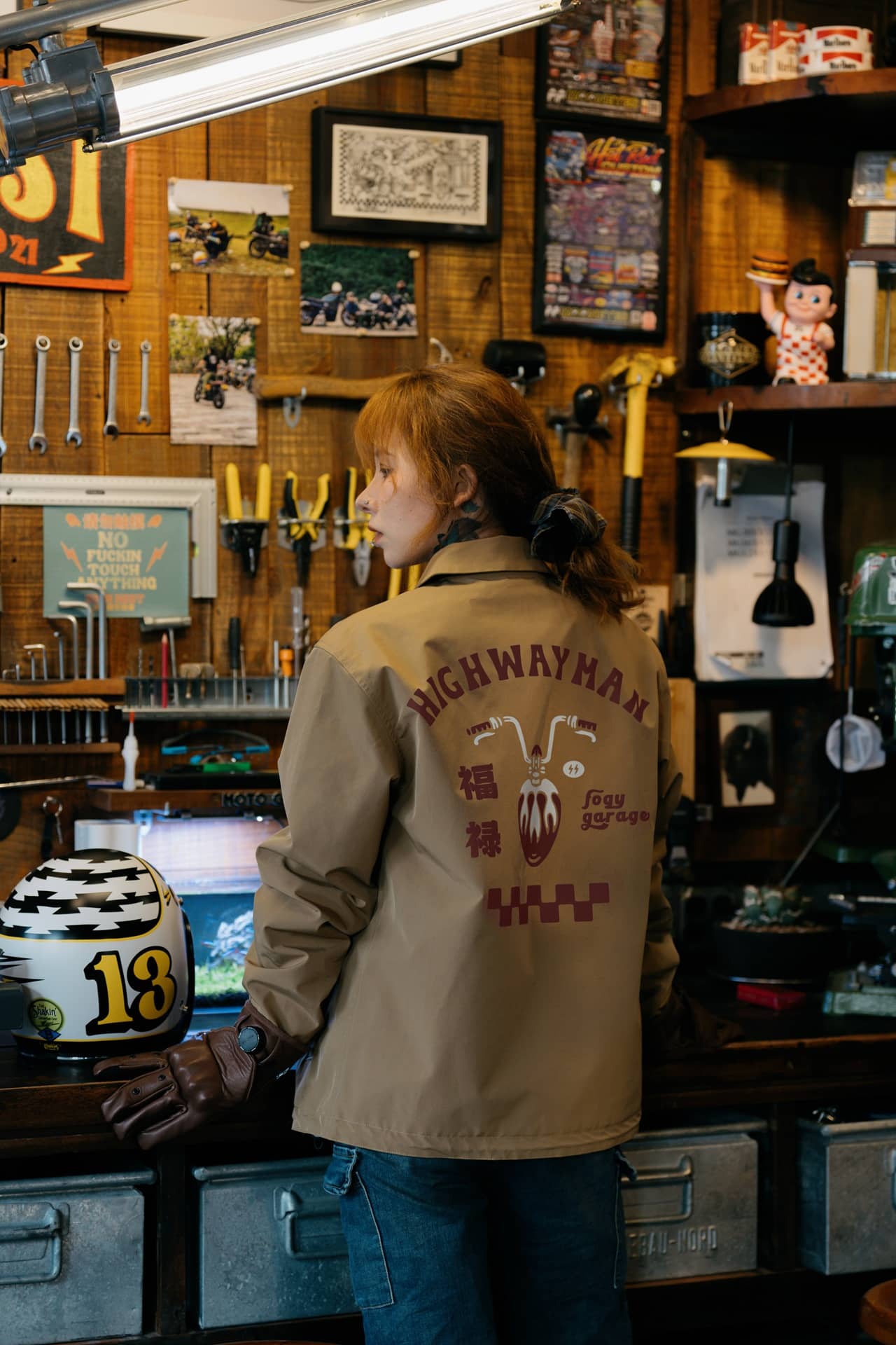 Coach Jacket - Khaki - Image 5