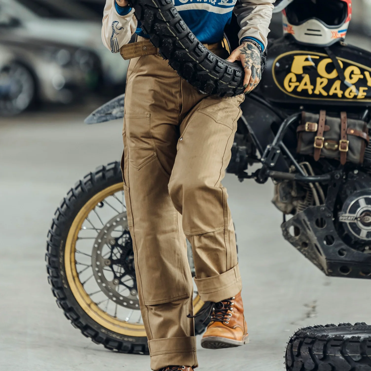 DUST Jeans Trousers - Brown - Image 4