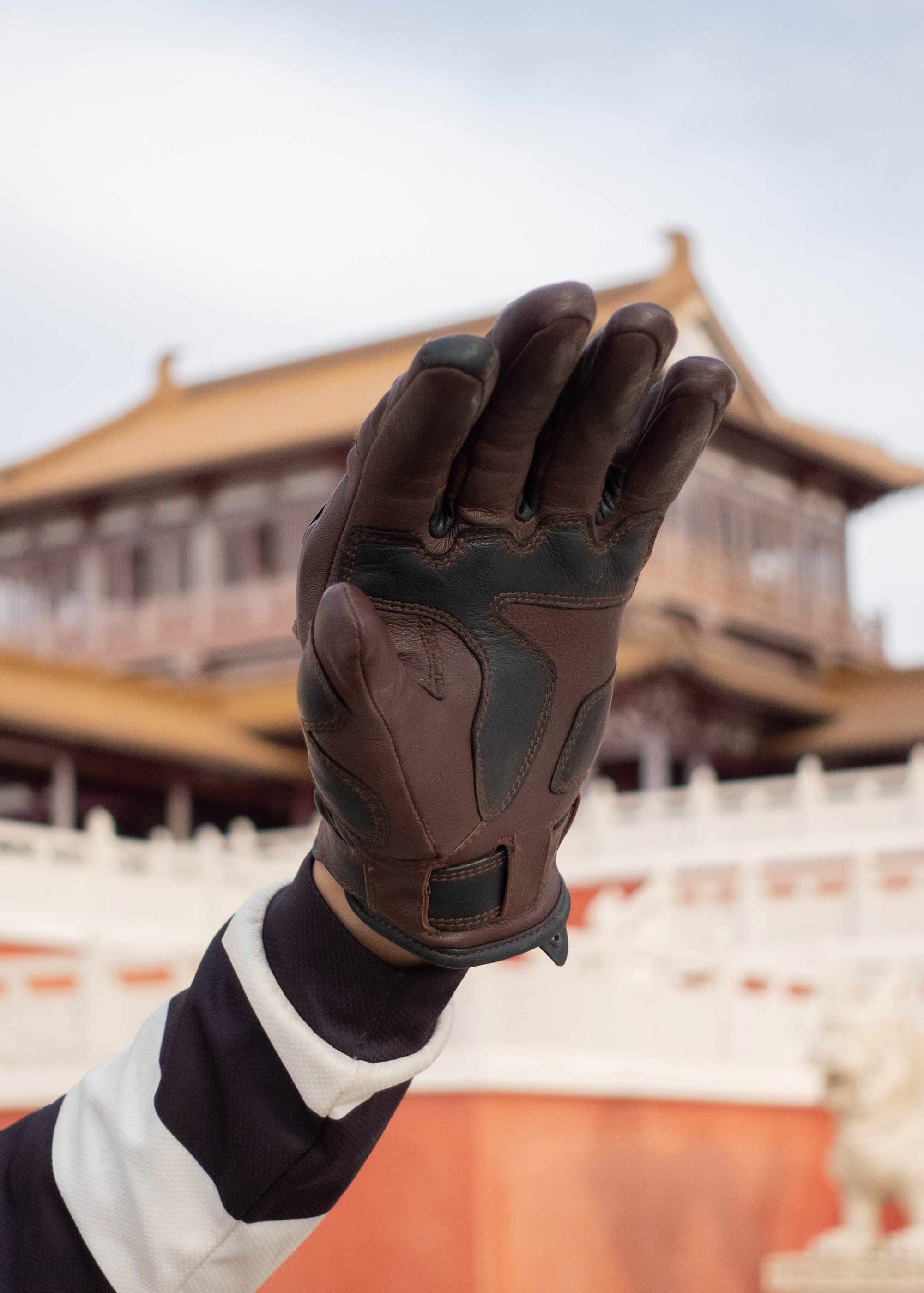 ETHIOPIA BLACK IRON Gloves - Bordeaux/Black - Image 3