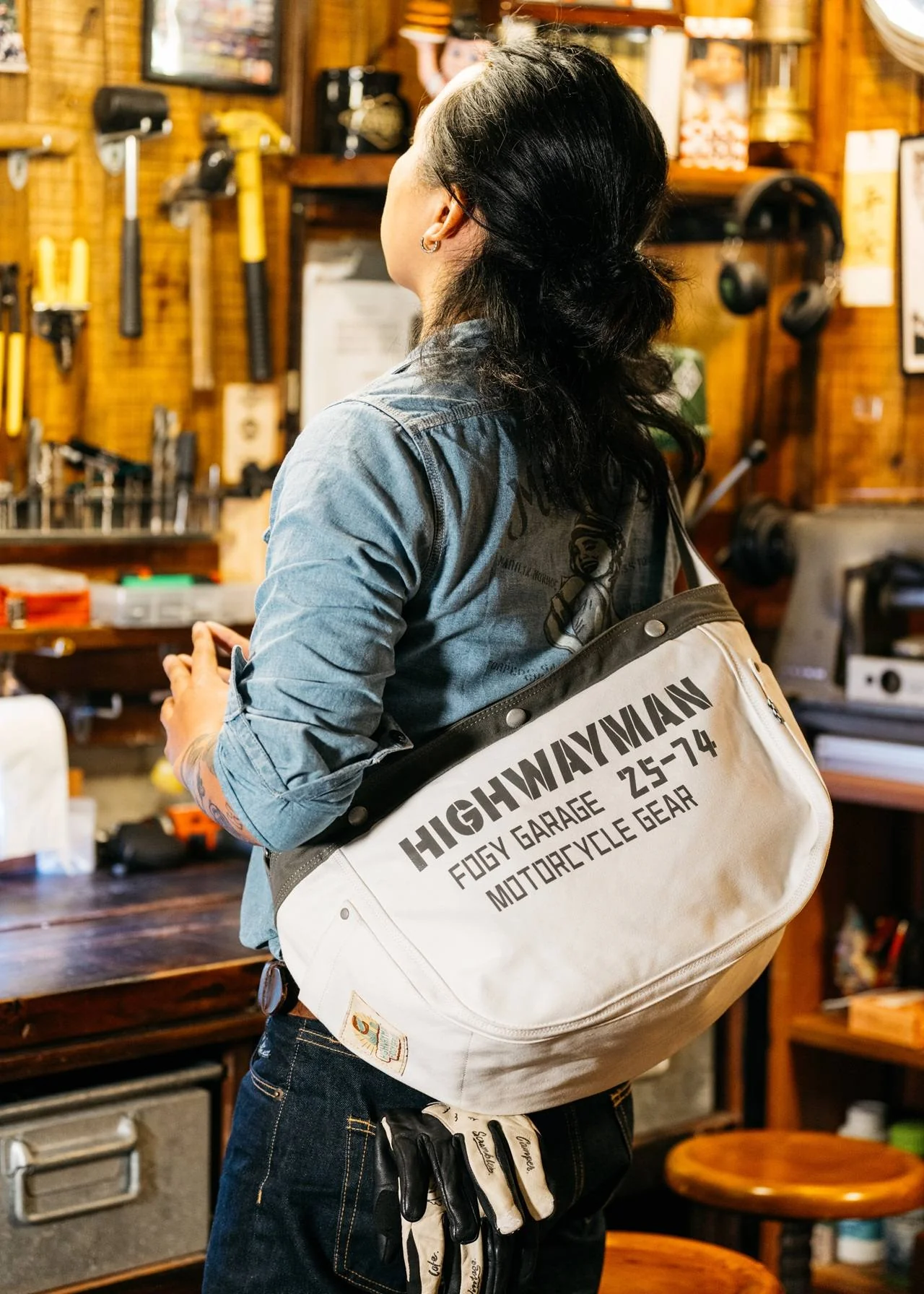NEWSBOY Crossbody Bag - White - Image 4