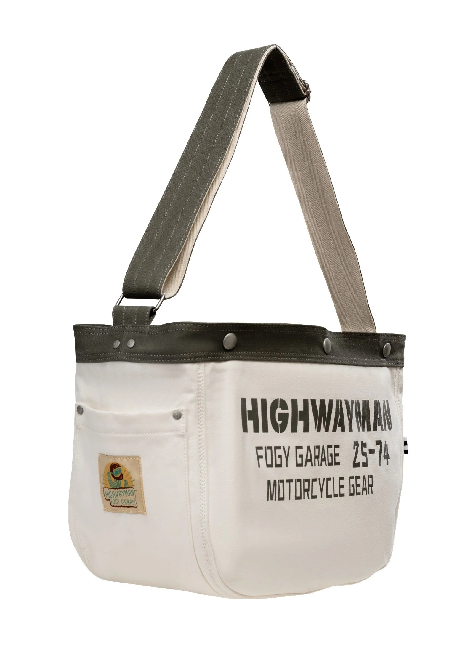 NEWSBOY Crossbody Bag - White - Image 6