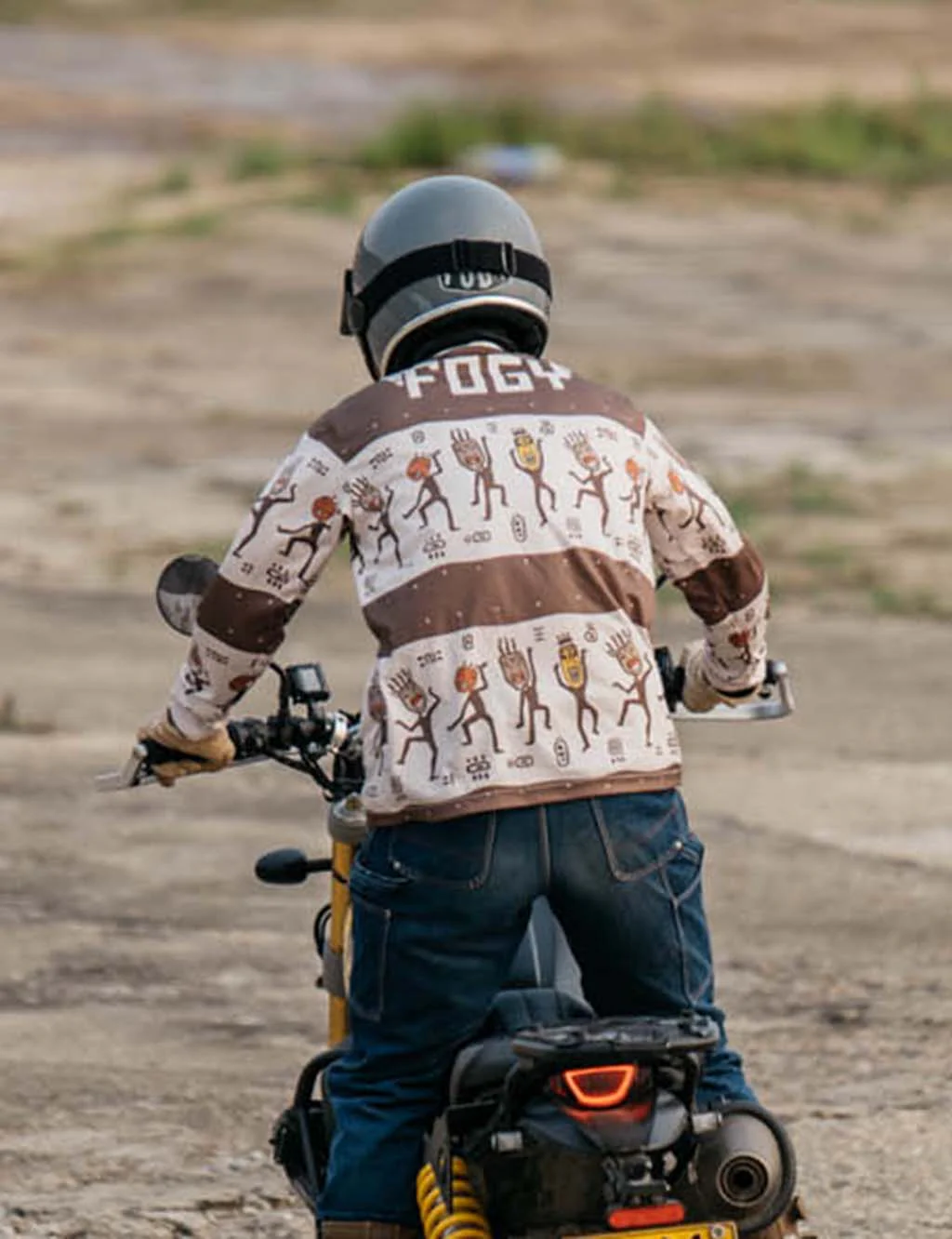 SAHARA COOLMAX Jersey - Brown/White - Image 3