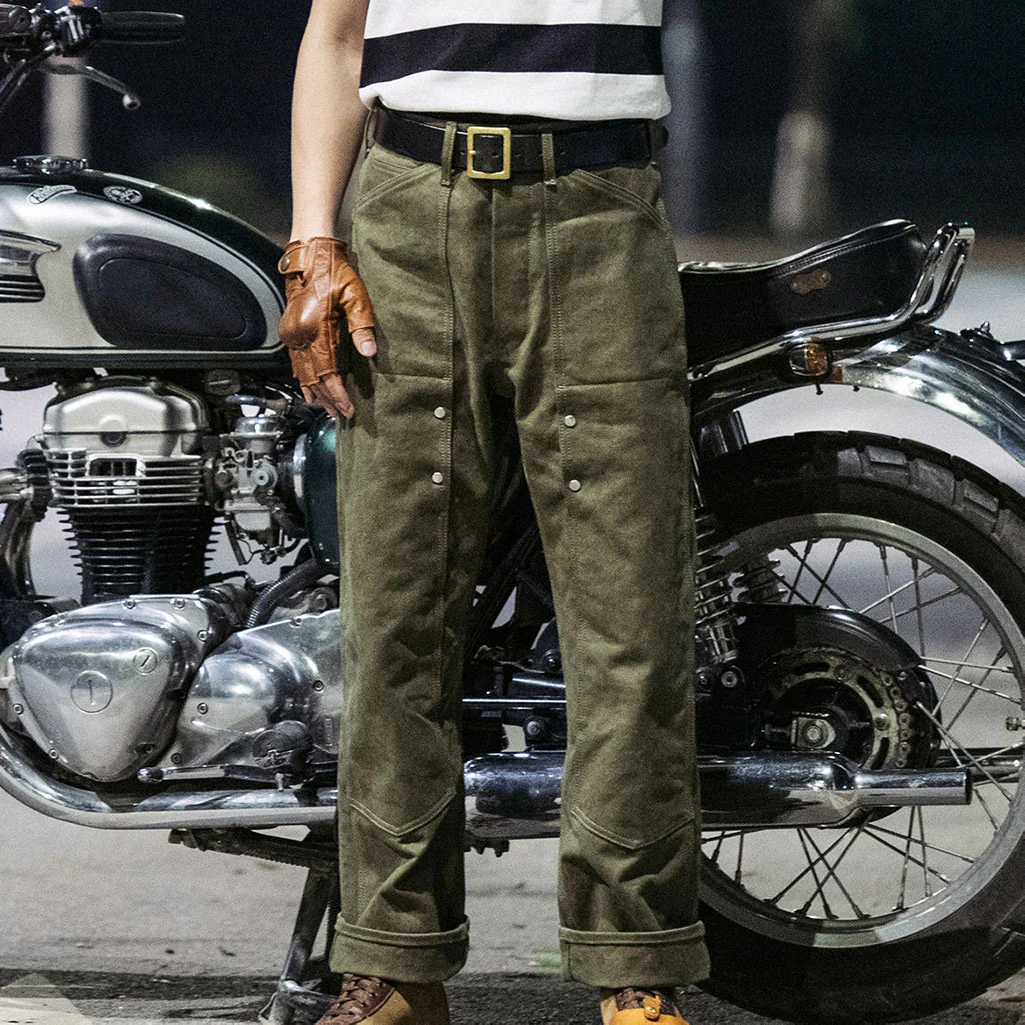 TUNDRA Jeans Trousers - Green - Image 4