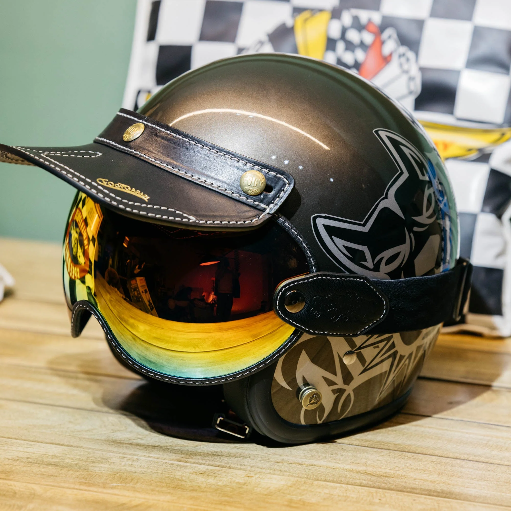 3/4 Visor - Mirror/Pink - Image 6