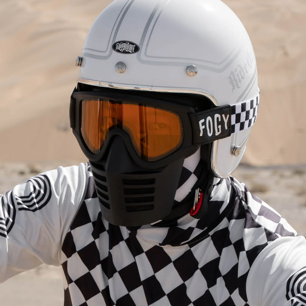 VMX Goggles Mask - Black/Chequered - Image 3