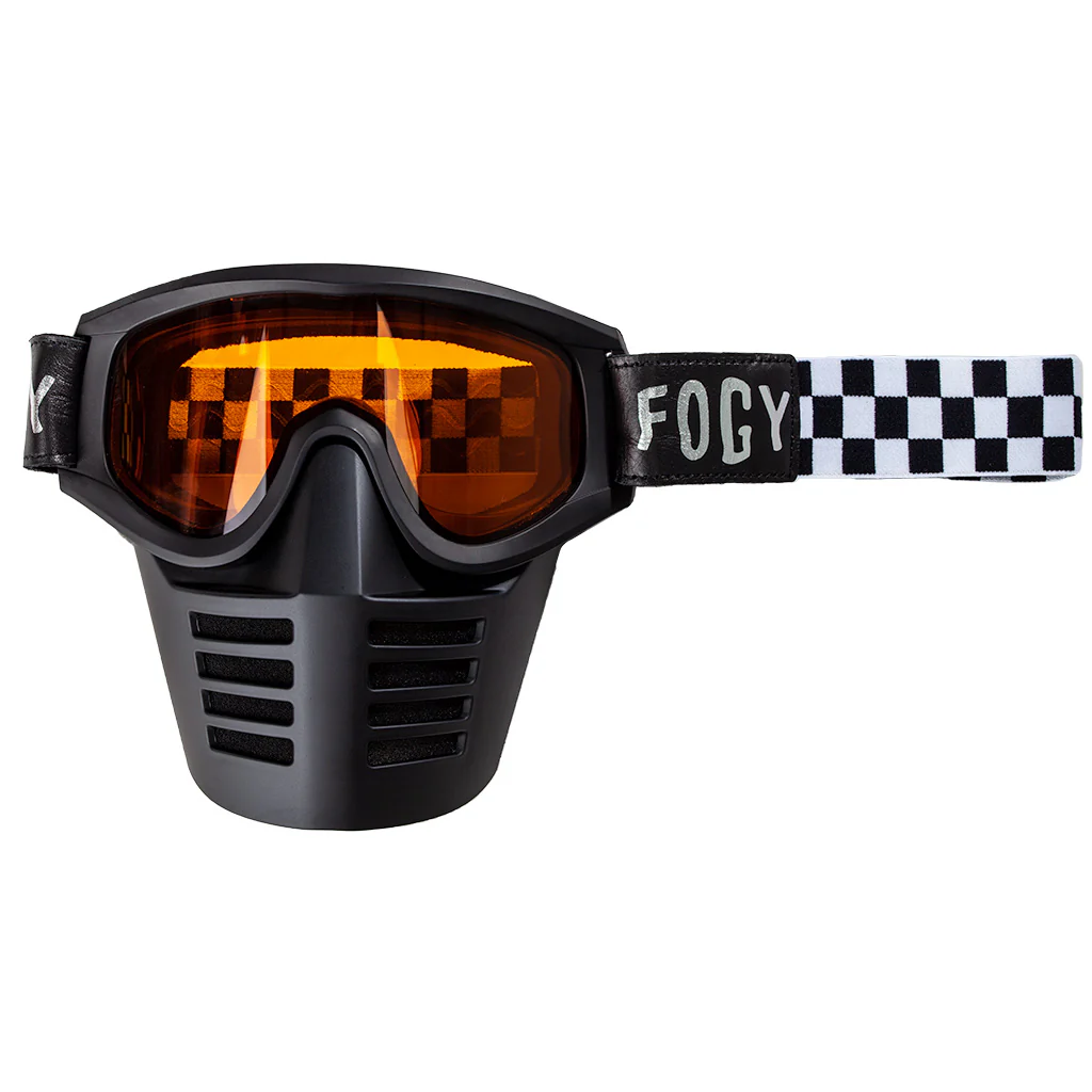 VMX Goggles Mask - Black/Chequered - Image 5